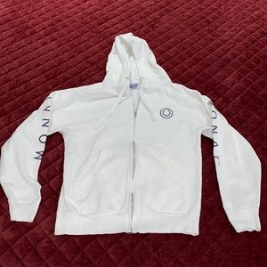 MONAT GEAR Zipped Hoodie - White